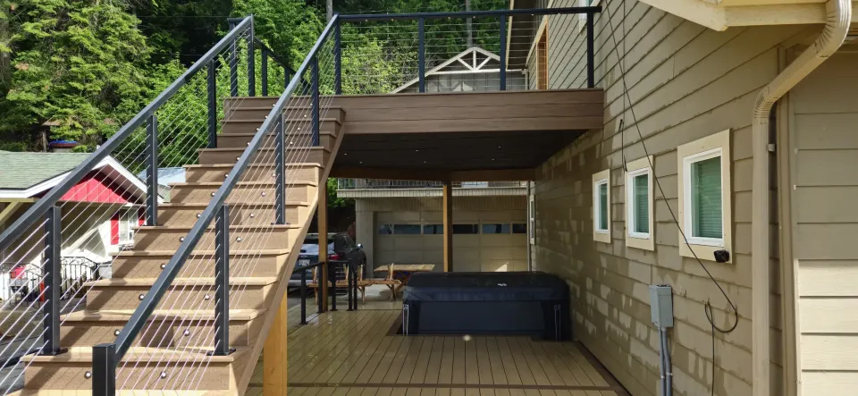 Composite underdecking system